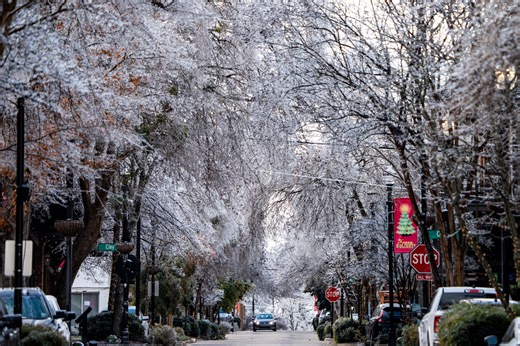 MS Delta, Vicksburg in photos after winter storm Fern buries area in ice