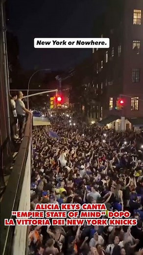 Alicia Keys canta "Empire State of Mind" dopo la vittoria dei New York Knicks - RTL 102.5