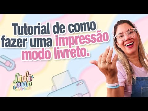 Tutorial on how to print in booklet mode | with Lidiane Severiano