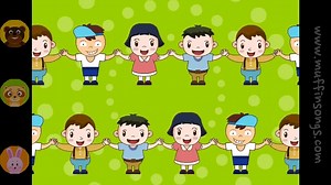 Muffin Songs - Head Shoulders Knees and Toes  nursery rhymes & children songs with lyrics  muffin 