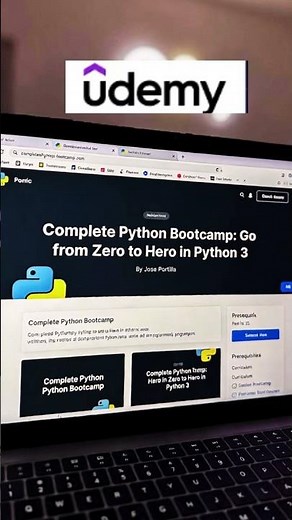 Top 5 Udemy Python Courses - Day2