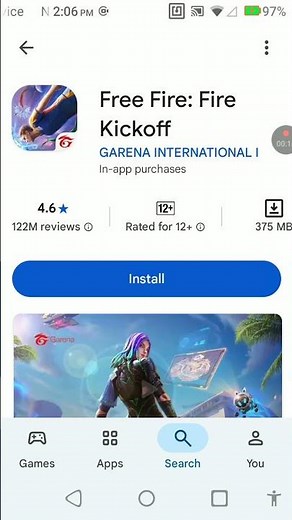 How to install free fire on mobile