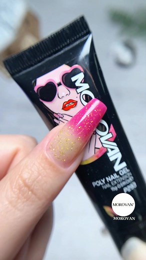 Color Changing Poly Gel Nail Tutorial | MOROVAN