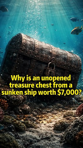 The Value of Unopened Treasure Chests from Sunken Ships