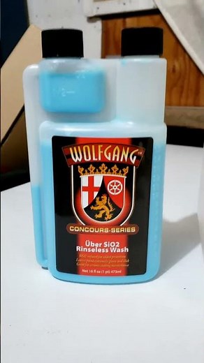 How To Make Your Own Quick Detailer Spray with Si02 | Wolfgang Uber Si02 Rinseless Wash | #shorts