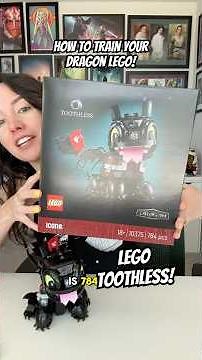 LEGO Toothless from How to Train Your Dragon #lego #howtotrainyourdragon