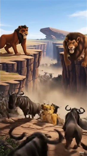 🦁 Simba’s adventure begins! Watch him grow from a curious cub to a brave lion 🌟 # #KidsStory #Shorts