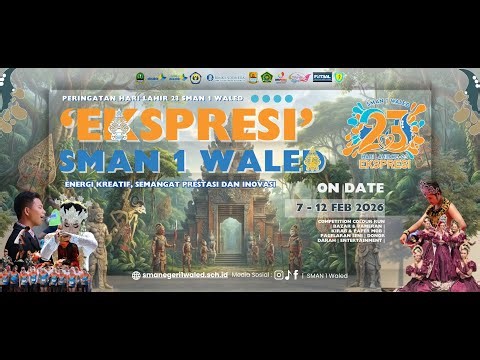 HARLAH 23 SMAN 1 WALED - EKSPRESI
