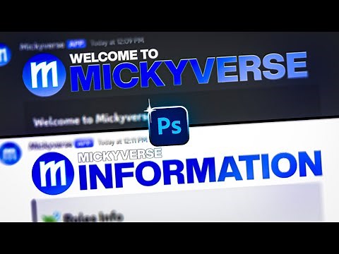 How to Make SIMPLE and EASY Discord Channel Headers in Photoshop!