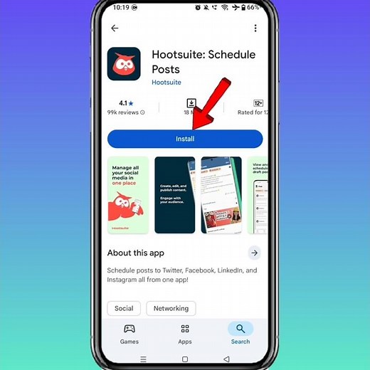 How To Install Hootsuite Schedule Posts App On Android || How To Download Hootsuite