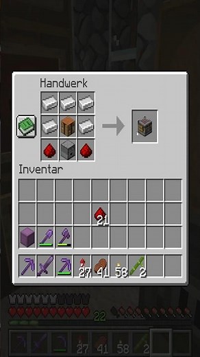 Minecraft Crafter / Werker Herstellung