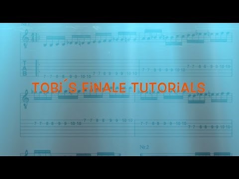 Finale Tutorial deutsch (7) Notensystemwerkzeug