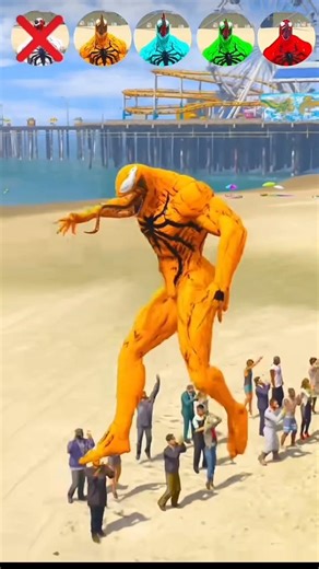 MCU VENOM BROTHERS PLAY FIRE BATTLE CHALLENGE WHO IS WIN #5 #shorts