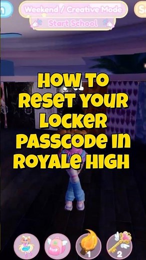 How to RESET YOUR LOCKER CODE in ROYALE HIGH #shorts #roblox