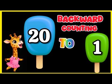 backward counting from 20 to 1#counting #learning 