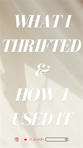 Today’s Savers haul reminded me why I love thrifting so much — it’s not just about finding things, it’s about finding potential. ✔️ Two pairs of well-loved jeans ready for a second life ✔️ A solid wooden bowl I can’t wait to refurbish ✔️ Two directional lowball glasses from Crate & Barrel (the thrill of the hunt never gets old) I love blending secondhand finds with creativity, restoration, and thoughtful living. There’s something so satisfying about slowing down, choosing quality, and letting be