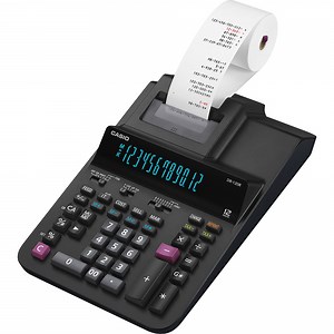 Casio DR-120R Printing Calculator, Dual Color Print, Black