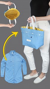 3.8M views · 62K reactions | How to Sew Tote Bag from Old Shirt Thrift Flip Ideas Miarti✂️ | Miarti - Wiederverwendung | Facebook