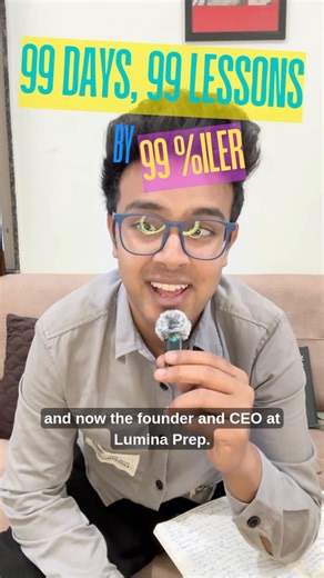 Rudra Pratap Singh | 99 days 99 lessons by a 99 %iler, day 2/99 If you’re taking more than 15 minutes, in planning your day, then you are doing it Wrong, and... | Instagram