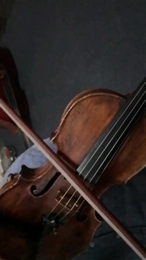 Slow motion violin sounds like double bass. #violin #bass