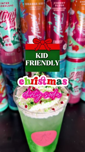 this is SUCH A YUMMY christmas dirty soda recipe for the holidays🎄✨ save this video, try it out, and let me know what you think down in the comments!😌🤌 #recipe #christmas #dirtysoda #fyp #drink