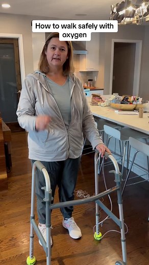 How to safely walk with a walker while wearing oxygen. Still struggling? Reach out today to see how we can help. 567-454-1046 or www.viptherapy.org Disclaimer: this is not medical advice. Consult your doctor if you are having pain and mobility limitations. #caregiver #caregivers #caregiversupport #caregivertips #healthcare #health #healthcareworkers #pain #geriatrics #falls #fallprevention #parkinsons #rollingwalker #stairs #oxygen #oxygensafety #dementia #homecare #homehealth #wellness #stna #c