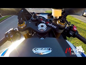 Yamaha R1M exhaust sound and Walkaround