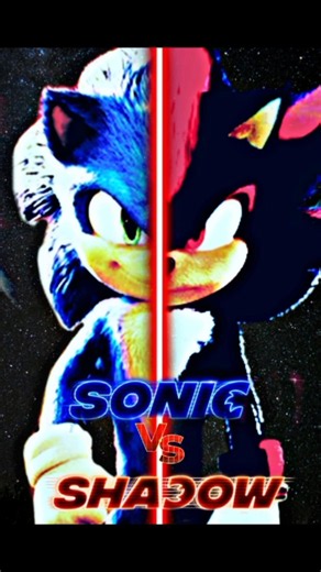 Making a Sonic VS Shadow Fan Poster