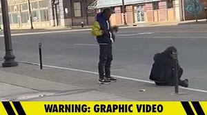 Shocking Video Shows Moment Gunman Executes Homeless Person