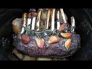 Roasted Rack of Lamb - Slow Cooker Recipe - PoorMansGourmet