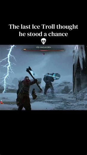Melting the last Ice Troll in Midgard 💀🔥