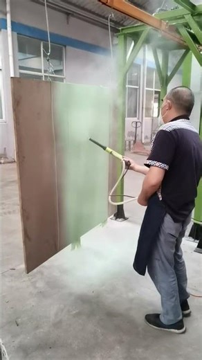 powder coating for MDF board is easy for us
