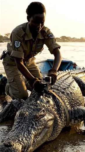 The Secret Mission: Releasing a Giant Crocodile with GoPro! 🐊