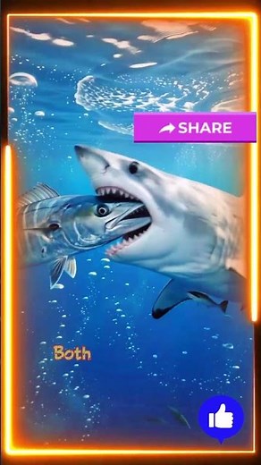 Giant Wahoo vs Mako Shark | Fastest Fish vs Fastest Shark at Full Speed#GiantWahoo #MakoShark