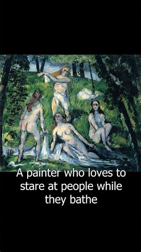The painter who loves to bathe #history #art #painting #arthistory