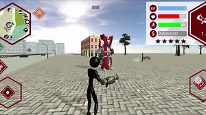 （Naxeex火柴人歹徒）打败机器人了