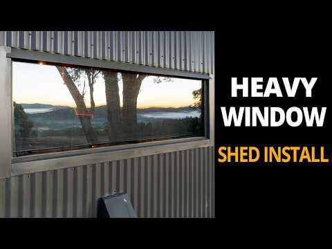 Double Glazed Window Install | Shed Studio Build (Episode 3)