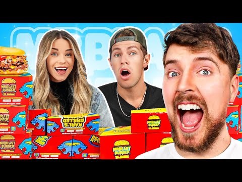 Amp World Tries Everything From Mr Beast's Burgers!