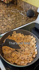 I walked into the kitchen and found a pan full of Scrabble pieces. When I asked what was going on, he proudly said he was making scrabbled eggs. Honestly, this might be the only breakfast that comes with bonus points. Just hoping the wordplay is well done. #inventingdadjokes #dadjokes #punny #scrabble #scrabbledEggs #kitchenhumor #wordplay #funnyvideo #laughdaily #punmaster | Inventing Dad Jokes