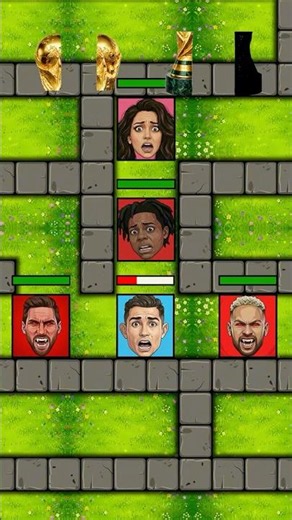 Maze Challenge : RONALDO x GEORGINA x ISHOWSPEED - Hunting the World Cup Trophy #mazechallenge