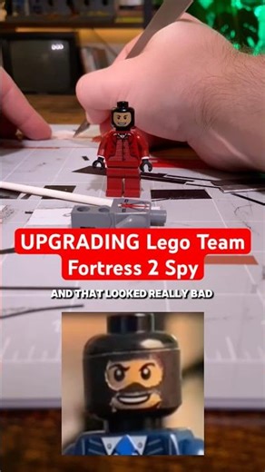 UPGRADING Lego Team Fortress 2 Spy #lego #teamfortress2 #tf2
