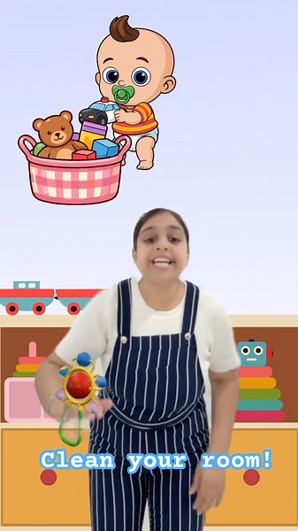 Clean Your Room Song | Tidy Up Rhyme for Kids | Good Habits Song