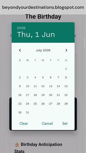 🎂 Birthday Countdown Timer – See Exactly How Long Until Your Birthday!