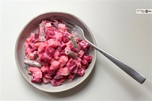 Ensalada rusa peruana, una receta atractiva, fácil y deliciosa