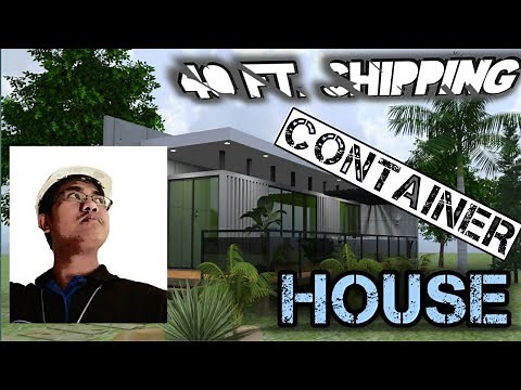How to model a 40 ft. Shipping Container House in Sketchup- DESIGN101