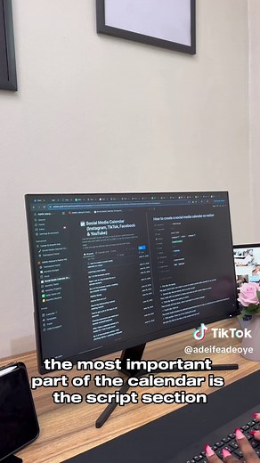 How to Create a Social Media Calendar with Notion & Canva