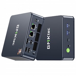 GMKtec Mini PC, 16GB RAM 512GB SSD, AMD Ryzen7 5825U(Max 4.5GHz), Mini Desktop Computers, Triple 4K Display, Type-C, WiFi 6E/BT 5.2, NucBox M5 Plus