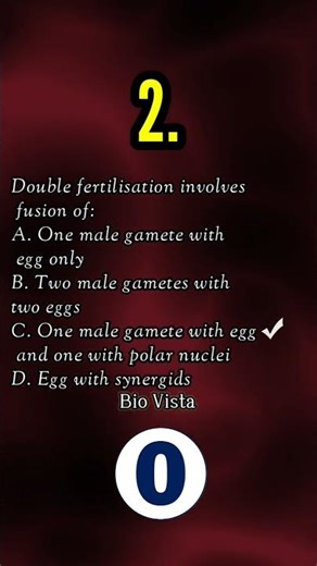 5 Important Questions on Sexual Reproduction in Flowering Plants | Class 12 Biology | NEET