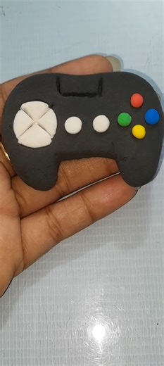 how to make game controller with clay#diy#gameconsole#clayart#craft#shorts#newvideo
