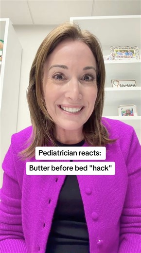 Have you heard of this viral butter “hack”? 🧈 People online are saying giving their baby a small amount of organic or grass-fed butter before bedtime helps them sleep through the night. Here’s the honest answer: there’s no scientific evidence that butter improves infant sleep. Butter is almost entirely saturated fat and doesn’t provide the key nutrients babies need for growth and development. Sleep isn’t about a magic bedtime food, it’s about overall nutrition, development, and routine. If you’